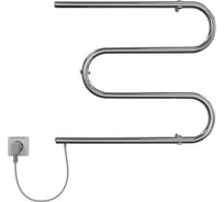 Полотенцесушитель INDIGO М-обр 500x500, электро v-провод, кнопка на вилке УТ000031109