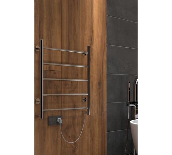 Полотенцесушитель INDIGO Line electro 60/50 (скр.монтаж, унив.подкл.R/L, полиров.) LСLE60-50R