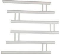 Полотенцесушитель INDIGO Фокстрот Zip 1", 60/60, белый матовый УТ000033979