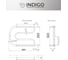 Полотенцесушитель INDIGO Фокстрот P с полочкой 1" 32/60 УТ000023975 4