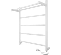 Полотенцесушитель INDIGO Line electro с полкой 60/50 (скр.монтаж, унив.подкл.R/L, белый матовый) LСLE60-50WMPR
