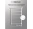 Полотенцесушитель INDIGO Line electro с полкой 80/50, (скр.монтаж, унив.подкл.R/L, белый матовый) LСLE80-50WMPR 4