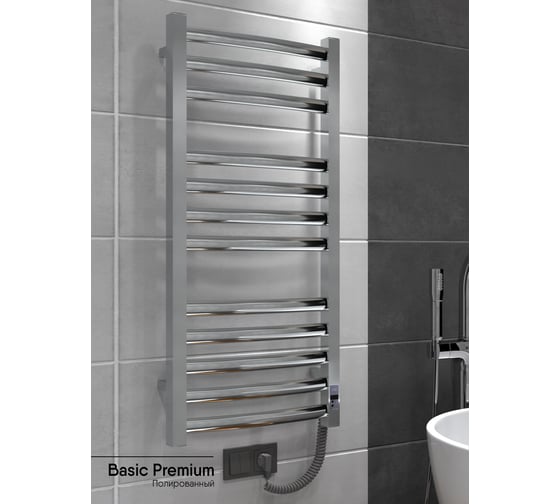 Полотенцесушитель INDIGO Basic Premium electro 120/50, провод справа, с микропроцессором LBsPEm120-50R 1