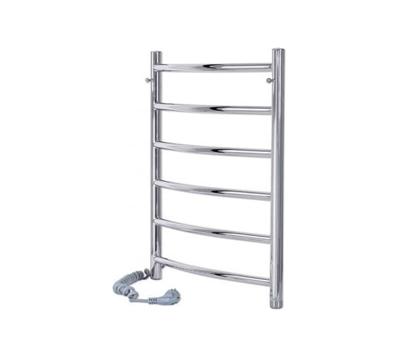 Полотенцесушитель INDIGO Arc Lux electro 80/50, 6 перекладин, провод слева LCALE80-50L-6 1