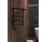 Полотенцесушитель INDIGO Line electro с полкой 60/50 (скр.монтаж, унив.подкл.R/L, черный муар) LСLE60-50BRPR 3