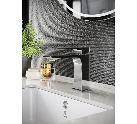Смеситель для раковины ORANGE Lutz хром M04-021cr
