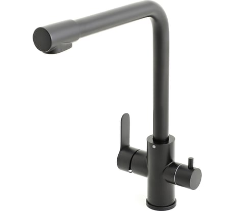 Cмеситель для кухни ORANGE Steel черный M99-008b