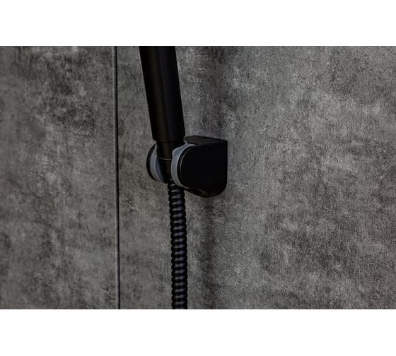 Настенный держатель ORANGE O-Shower черный OWB-A-B