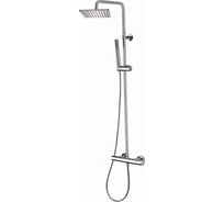 Душевая система Bossini Cosmo термостат, стойка с верхним поворотным душем 230x230 мм, с ручным душем, хром L10103.030