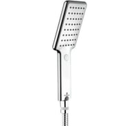 душевая лейка Bossini Agua Fit Air 120 мм, кнопка напора воды, хром B00174.030