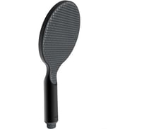 Лейка душевая Bossini Apice 140 мм, 1 режим, с Easy-Clean, чёрный матовый B00900.073