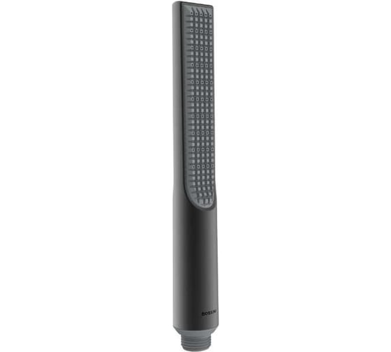 Лейка душевая Bossini Apice 29 мм, 1 режим, с Easy-Clean, чёрный матовый B00910.073