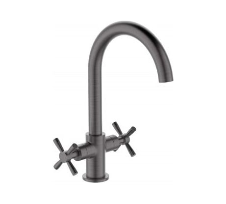 Смеситель для раковины Orange Mia M34-821gr графит