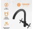 Смеситель для раковины Orange Mia M34-821b черный 3