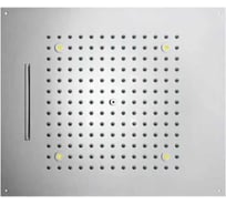 Верхний душ Bossini Dream 2 570x470 мм, функции: дождь, каскад, 4 светодиода RGB LED, трансформатор низкого напряжения, блок управления для Cromotera H38905.073