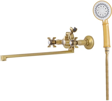 Универсальный смеситель для ванны Agger Retro-X бронза A1721188