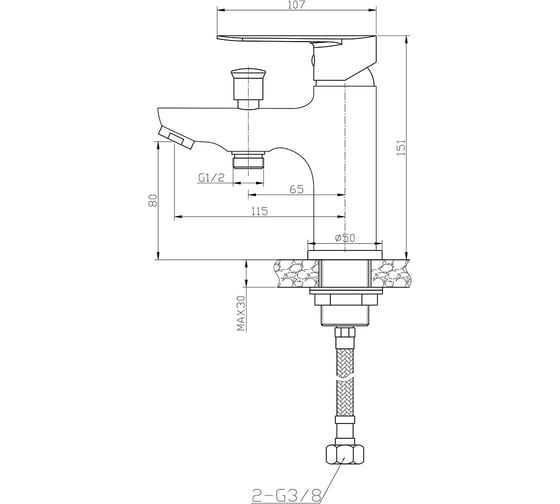 Смеситель на борт ванны Agger Splendid хром A0902500