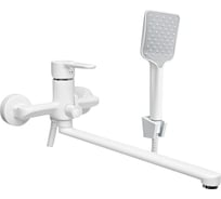 Смеситель для ванны универсальный Славен одноручный, белый СЛ-ОД-Т3Б