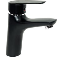 Смеситель для умывальника с литым изливом Славен черный СЛ-ОД-Г1Ч