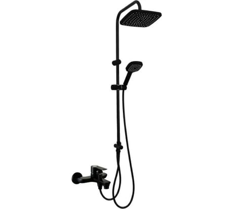 Смеситель для ванны с душевым набором ORANGE Mia чернвя M19-944b