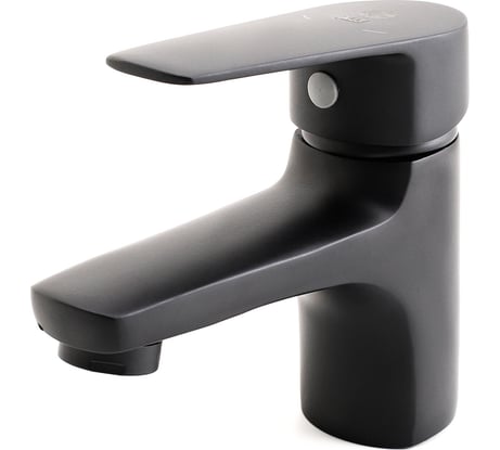 Смеситель для раковины ORANGE Loop черный M26-021b