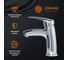Смеситель для раковины ORANGE Альфи, хром M18-021cr 7