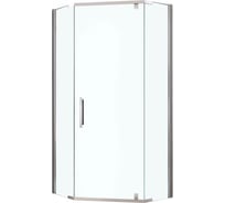 Душевой уголок BERGES OXIGEN 900x900x1950, прозрачное стекло, 8 мм, профиль хром 061021