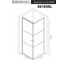 Душевой уголок BERGES DARK 900x900x1950, прозрачное стекло, 8 мм, левый 061020L 4