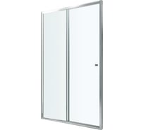 Душевая дверь BERGES NEWS 1400х1950, прозрачное стекло, 6 мм, профиль хром 063009
