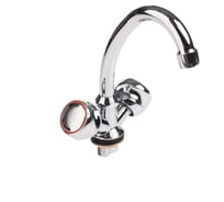 Смеситель stOmega Омега мах. Родео елочка 1/2", керамика, крепление под гайку/20 3310-2