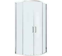 Душевой уголок BERGES MOON 800х800х1950, прозрачное стекло, 6 мм, профиль хром 061013