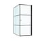 Душевой уголок BERGES DARK 900x900x1950, прозрачное стекло, 8 мм, правый 061020R 1