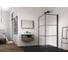 Душевой уголок BERGES DARK 900x900x1950, прозрачное стекло, 8 мм, правый 061020R 3