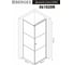 Душевой уголок BERGES DARK 900x900x1950, прозрачное стекло, 8 мм, правый 061020R 5
