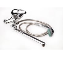 Смеситель для ванны stOmega Омега L-нос, D=40 мм, с отверстием 3307-1