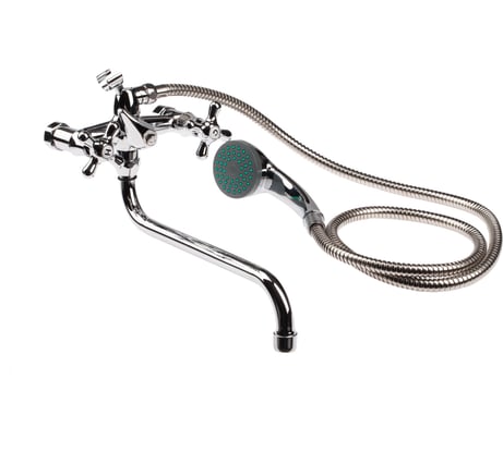 Смеситель для ванны stOmega Омега мах. S-нос 30 см, 1/2", керамика, крест 3311-3