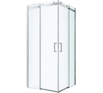 Душевой уголок BERGES GELIOS 900х900х1950, прозрачное стекло, 8 мм, профиль хром 061022
