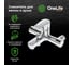 Полимерный смеситель для ванны, хром OneLife P05-100cr 3