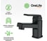Полимерный смеситель для раковины, черный OneLife P02-021b 4