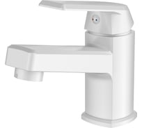 Полимерный смеситель для раковины, белый OneLife P02-021w