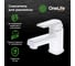 Полимерный смеситель для раковины, белый OneLife P02-021w 9
