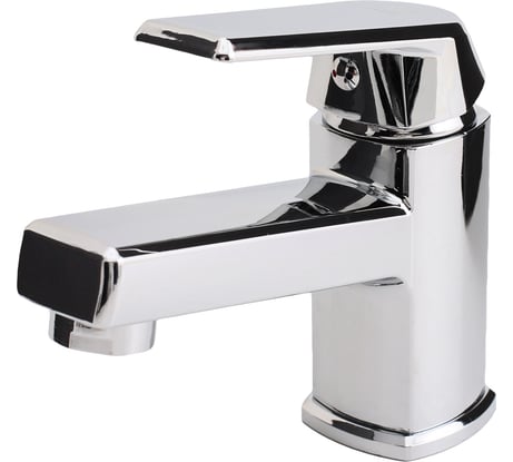 Полимерный смеситель для раковины, хром OneLife P02-021cr