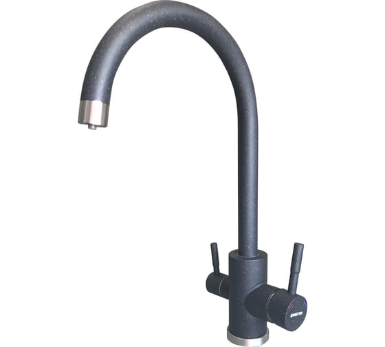 Смеситель для кухни EWIGSTEIN EW U-образный, с краном питьевой воды, черный 34235168