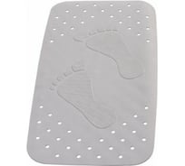 Противоскользящий коврик RIDDER Plattfuss серый 38х72 67087