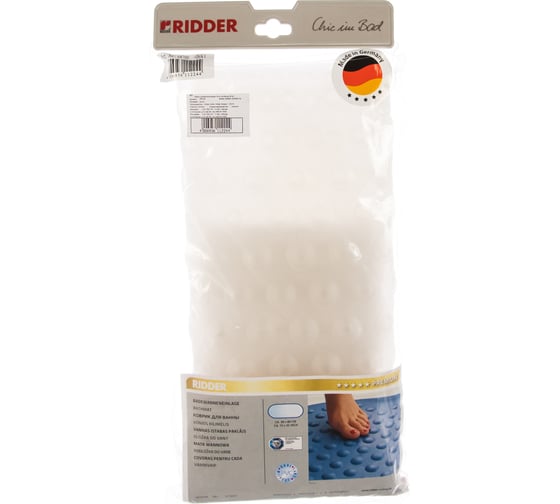 Противоскользящий коврик RIDDER Tecno Ice белый 3889 68700