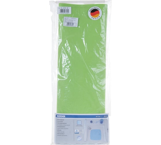 Противоскользящий коврик RIDDER Basic зеленый 51х51, Aqm 167435