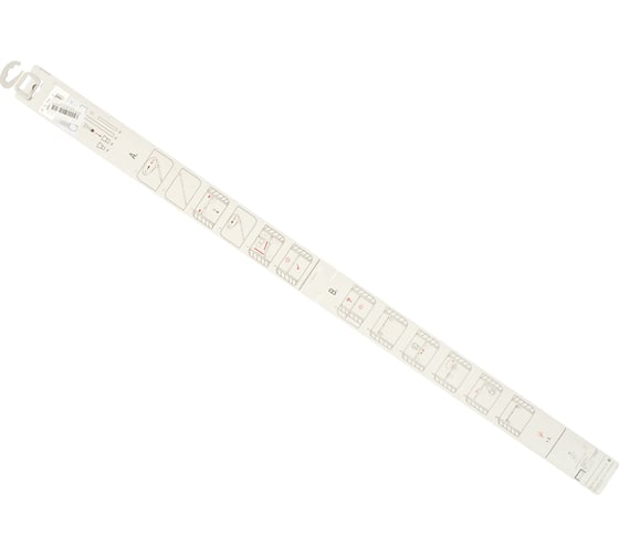 Телескопическая штанга RIDDER d 25 мм 110-245 см белый 55301