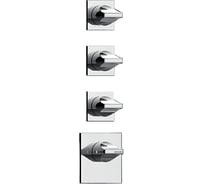 Термостат высокой Bossini Apice пропускной способности от 3 до 6 выходов, индивидуальные накладки для горизонтальной или вертикальной установки, внешняя часть Z035205.030