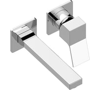 Смеситель для раковины Bossini Aki однорычажный, встраиваемый, настенный, внешняя часть, излив 185 мм, хром Z00731.030