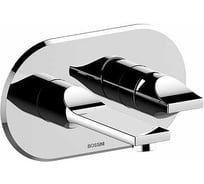 Смеситель для раковины Bossini Apice настенный, излив 180 мм, с аэратором, без донного клапана, внешняя часть, хром Z00549.030